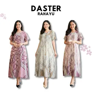 Daster Rahayu LD 120 Bahan Rayon Super Busui Friendly Motif Cantik Kekinian - Jameela Butik