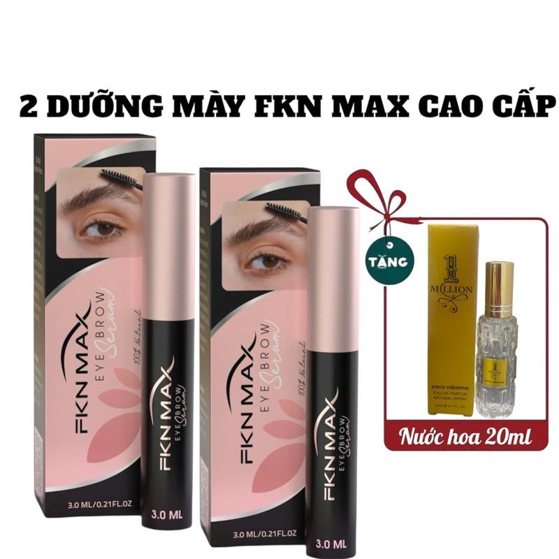 Shop Bình Dương 2 Cây Dưỡng Mày FKN MAX X5 Cao Cấp. Giúp Lông Mày Đen Chắc Khỏe hỗ trợ cải thiện tình trạng lông mày nhạt màu thưa ít. Nam Nữ đều sử dụng được Trang Điểm Cosmetic Women Mỹ Phẩm