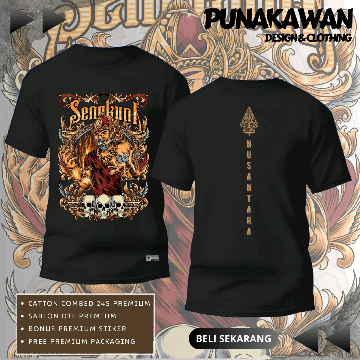 KAOS BRAND PREMIUM ( Sengkuni )