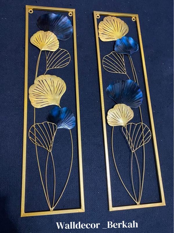 Walldecor Berkah Set Isi 2 Hiasan Dinding Frame Metal Gold 100x26 Wall Decor Pajangan Dekorasi 2