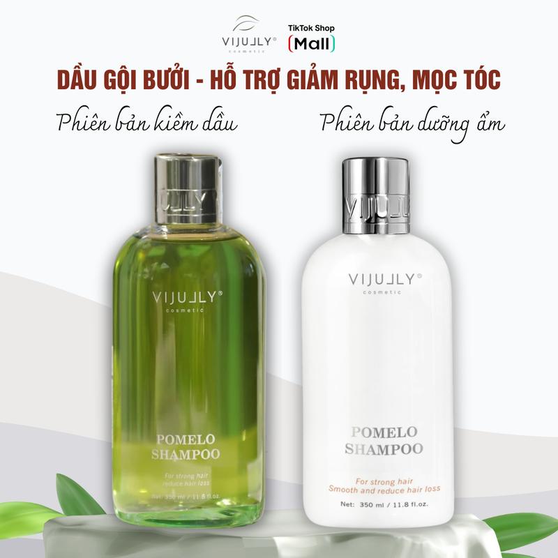 Dầu Gội Bưởi VIJULLY Hỗ Trợ Giảm Rụng Tóc Hỗ Trợ Mọc Tóc Chăm Sóc Tóc Pomelo Shampoo Dưỡng Tóc 350ml