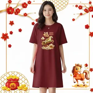 DRESS DEWASA  IMLEK 2026 TERBARU TAHUN KUDA / DRESS DEWASA  PEREMPUAN CNY 2026 TERBARU