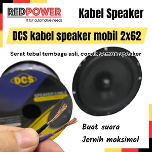 DCS Kabel speaker 2x62 serbaguna bisa untuk klakson lampu led variasi mobil tweeter tembaga murni high quality