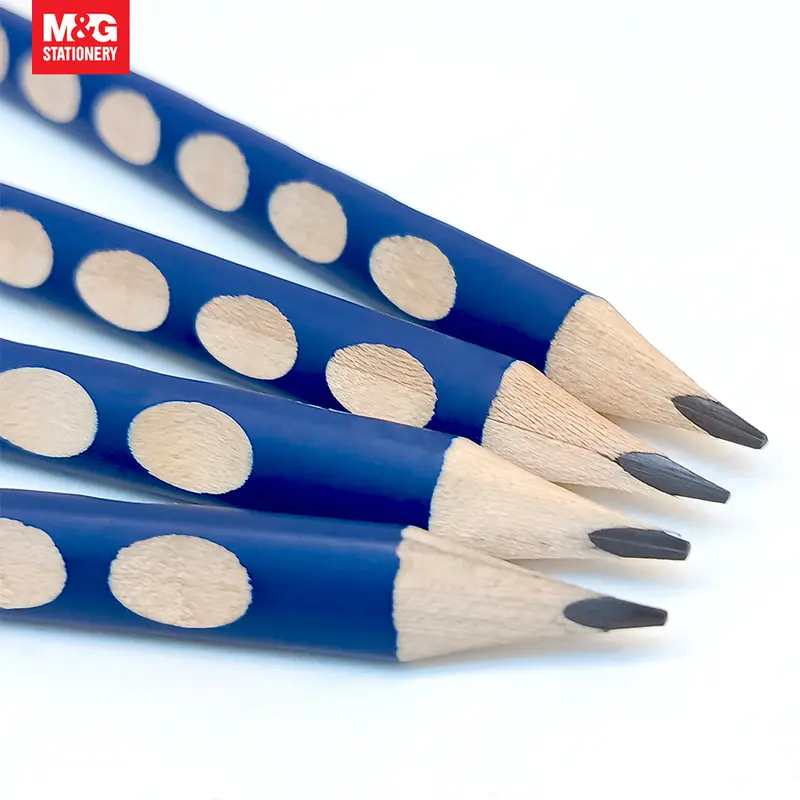 [Pensil 2B Jumbo] M&G jumbo grooved Pencil triangle Easy Start Ergonomic Hole Design 2B 0