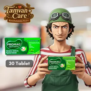 Tamvan Care Promag Tablet Untuk Meredakan Sakit Maag dan Asam Lambung isi 30 Tablet Kesehatan No 1 Cocok untuk Nyeri Maag dan Asam Lambung