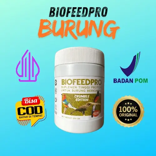BIOFEEDPRO suplement protein untuk burung 250gr EXTRA KICAU GACOR