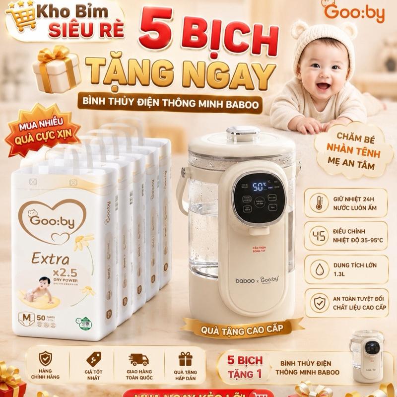 bỉm GOOBY BAN NGÀY cao cấp mềm mịn thấm hút