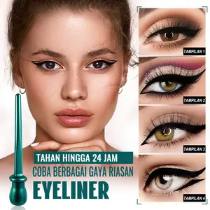 ANYHAS Luxe Eyeliner - Waterproof & Anti Luntur, Tahan Lama 24 Jam, Cocok untuk Pemula, Garis Tajam & Presisi/wing / cat-eye / waterproof