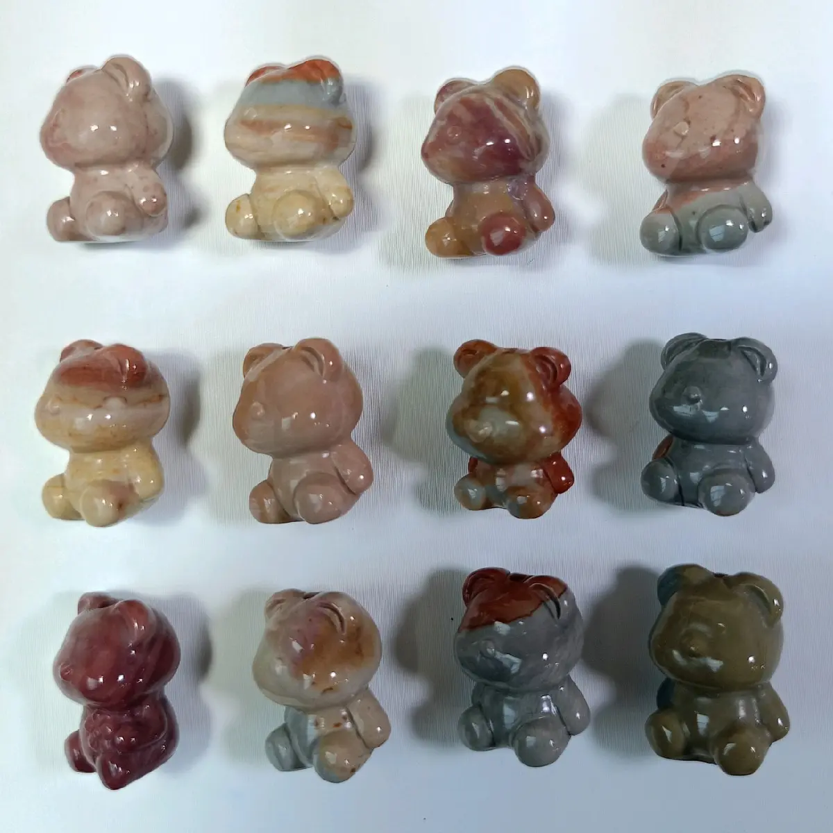 Spacer Alashan Agate Cute Dog Cat Rusa Bear Beruang Lucu Aksesoris Gelang Pendant