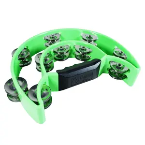 Tamborin Double Head YAMADA Kecrekan Tambourine Tamborine LT-301 HIJAU