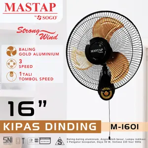 MASTAP Kipas Dinding 16" M-1601 Wall Fan Baling Aluminium