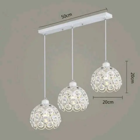 Lampu Gantung Minimalis Ruang tamu / Cafe Cristal Aesthetic Modern 3