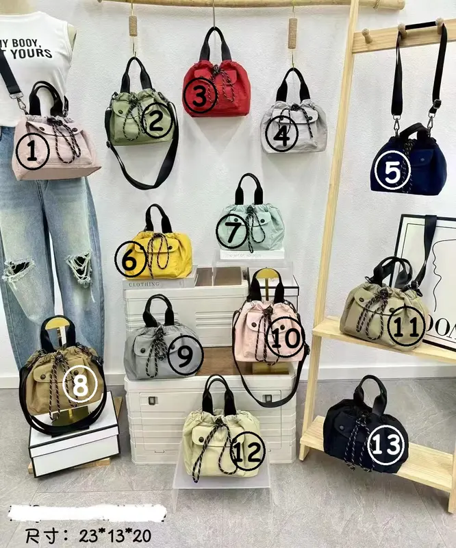 2402# Waterproof Soft Parachute Shoulder Bag/ crossbody bag/ handbag - Tas Bahu/ Tas tenteng/ Tas parasute lembut anti air 1