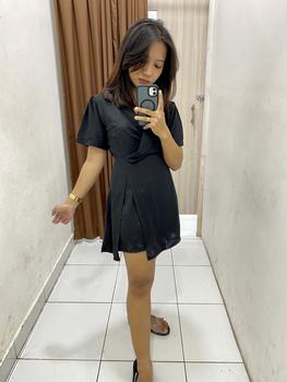 Product Review of Set Safira slit cotton 185/set Set Safira @185/set material : safira (soft, adem n super flowy)  Bust (LD) 100cm  pinggang ada karet Setelan from G**k W**n 2