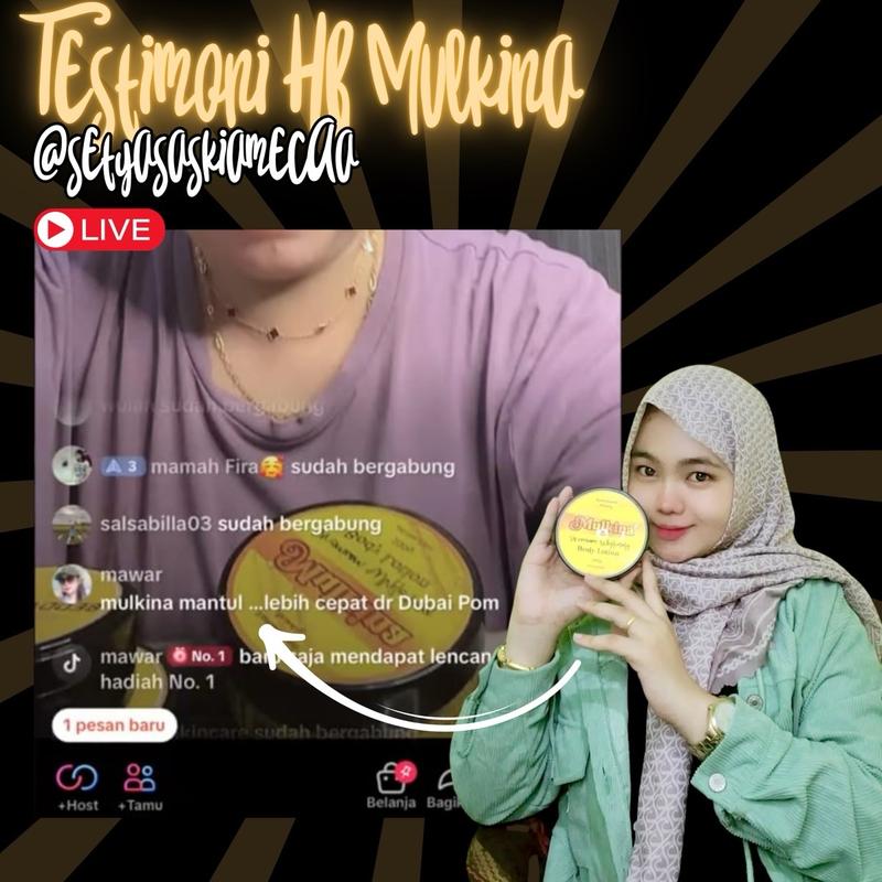 HANDBODY MULKINA PEMUTIH (GRATIS BODY SERUM VANILA) 5