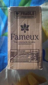 Product Review of Fameux Paket Whitening Body Cream 500ml + Brightening Body Serum from T**💎 0