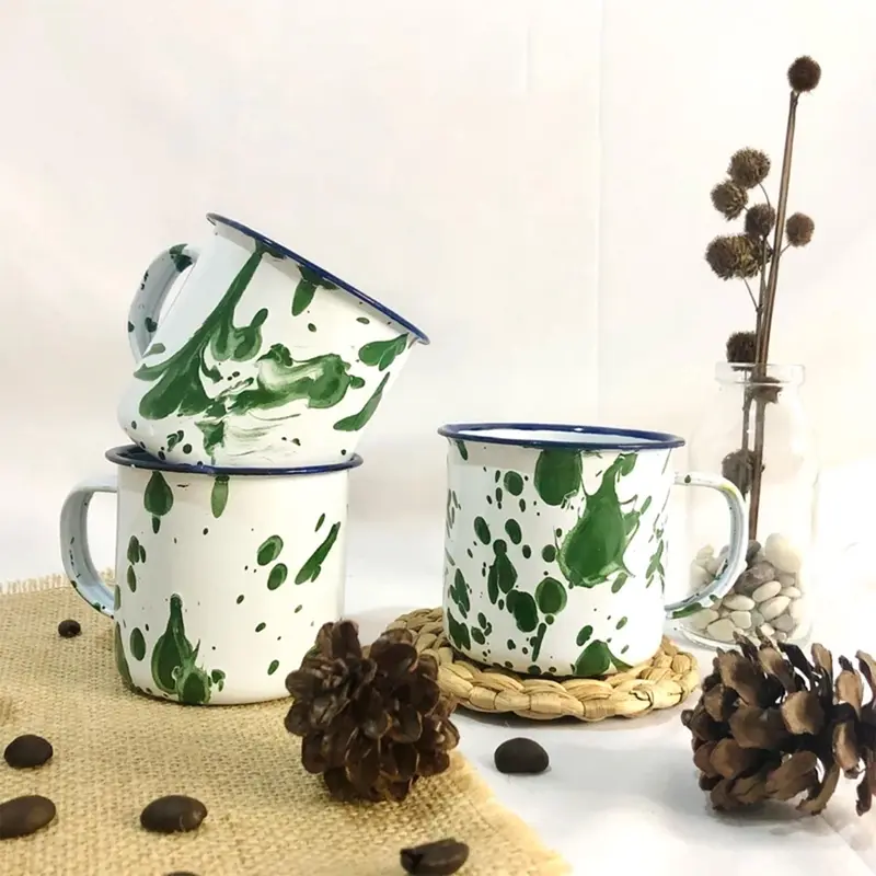 GELAS ANTIK || GELAS STAINLESS || GELAS ENAMEL BLIRIK || MUG ANTIK || GELAS TEH KOPI 1