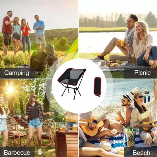 1 PCS Camping Chairs Portable, Foldable Chair Lightweight, Backpacking Chair for Adults, Folding Chairs for Outside Camp 6