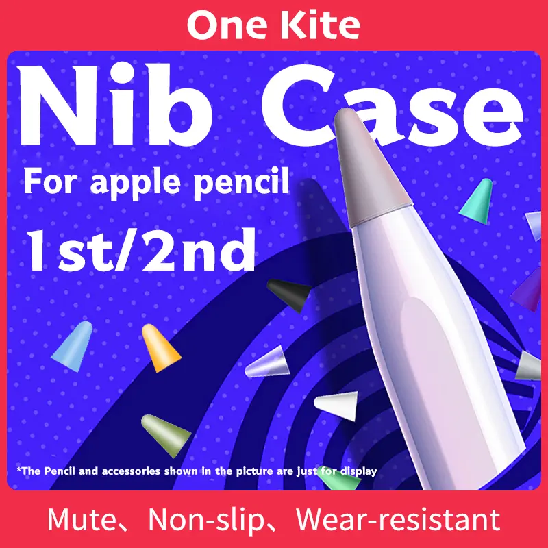 For Apple Pencil Tip Gen 2 1 1st 2nd Generation Replacement 2H 2B 3.0 4.0 Transparent Nib