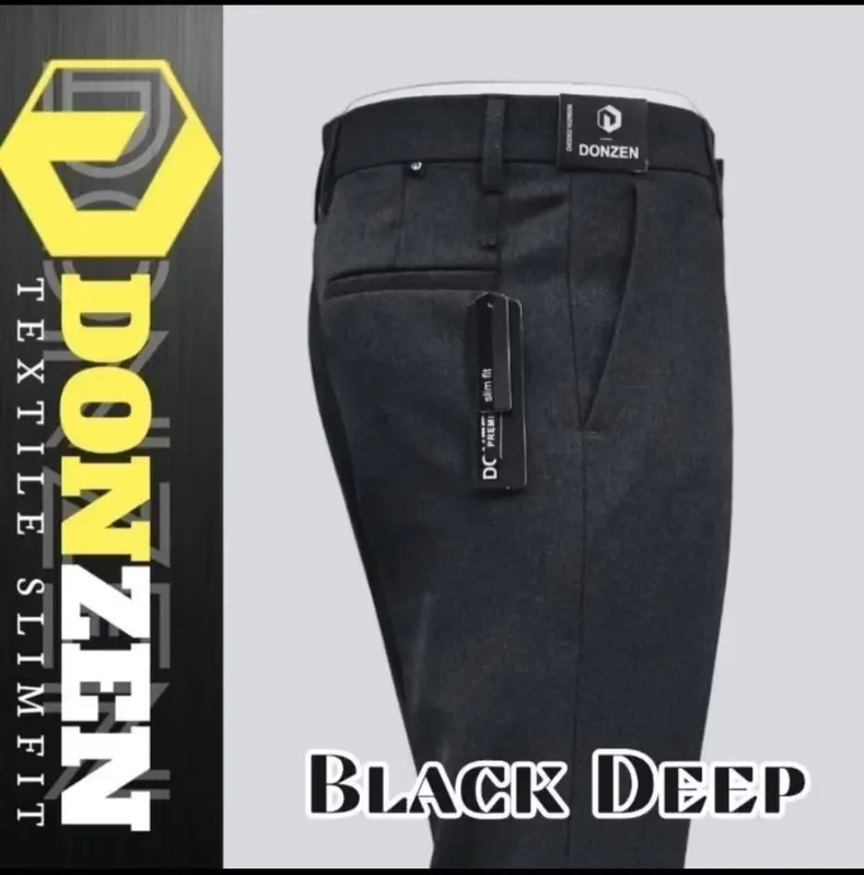 Donzen - Celana Formal Pria Kantor Panjang Kerja Slimfit 2