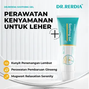 [Stok Tersedia] DR.RERDIA Gel Menenangkan, Formula Ginseng, Jahe, dan Artemisia untuk Kenyamanan Leher Anda