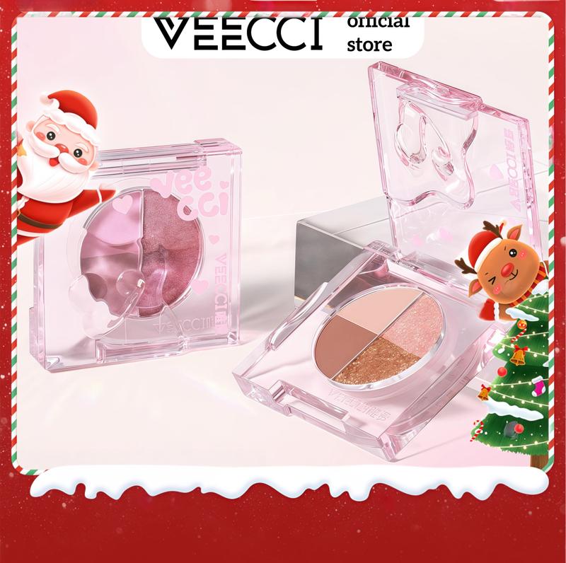  Bảng Phấn Mắt VEECCI 4 Màu Lớp Hoàn Thiện Lì Và Lung Linh Tự Nhiên Kích Thước Nhỏ 2.2g Thích Hợp Sử Dụng Hàng Ngày 