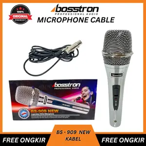 BOSSTRON BS-909 NEW MICROPHONE CABLE MIC KARAOKE