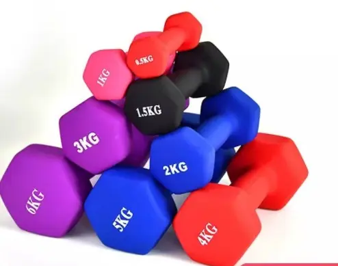 DUMBELL BARBEL 2 KG Vinty isi 1 pcs cewek & cowok gym Neoprene barbel mini Otot 2