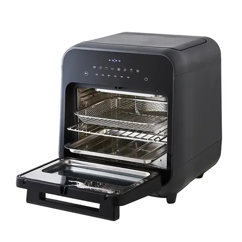 Nồi Chiên Hơi Nước LocknLock EJF693GRY 12.5L Active Steam, Chiên Nướng Hấp Rã Đông, 8 Chế Độ Nấu