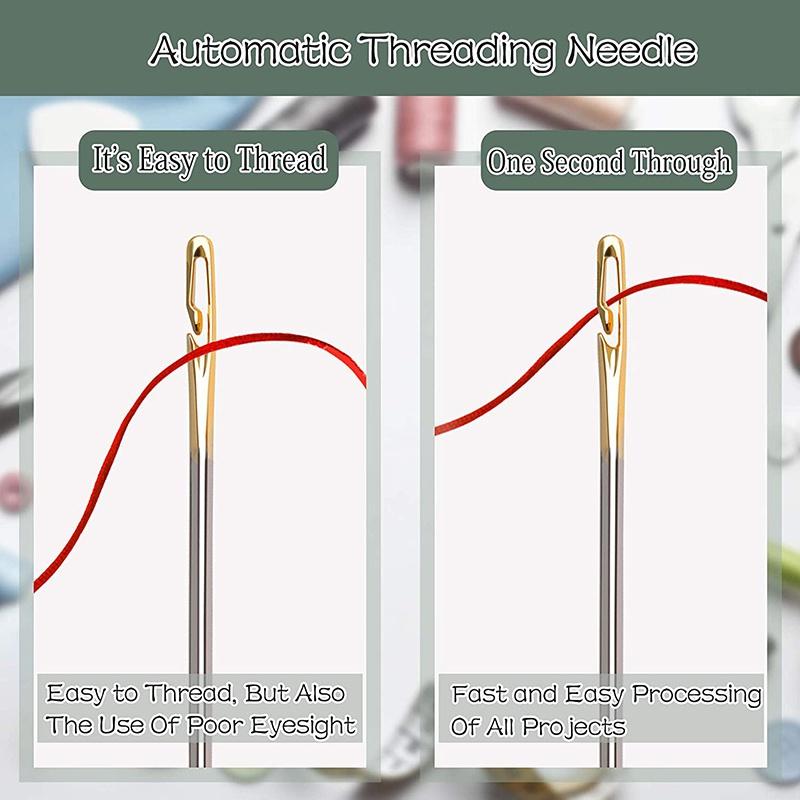 Product Introduction of Kim May Gia Dụng Nhiều Kích Cỡ, Dụng Cụ May Bằng Thép Không Gỉ, Mở Bên, Kim Mù Cho Người Già, Lỗ Bên, 12 / 36 Cái 33