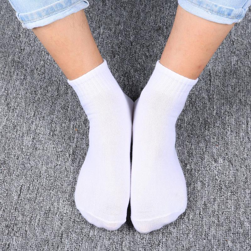 Product Introduction of 5 Pairs Popular Spring And Summer Men's Sports Socks Thin Comfortable Breathable Wear-resistant Polyester Socks Wholesale Size 38-43 18