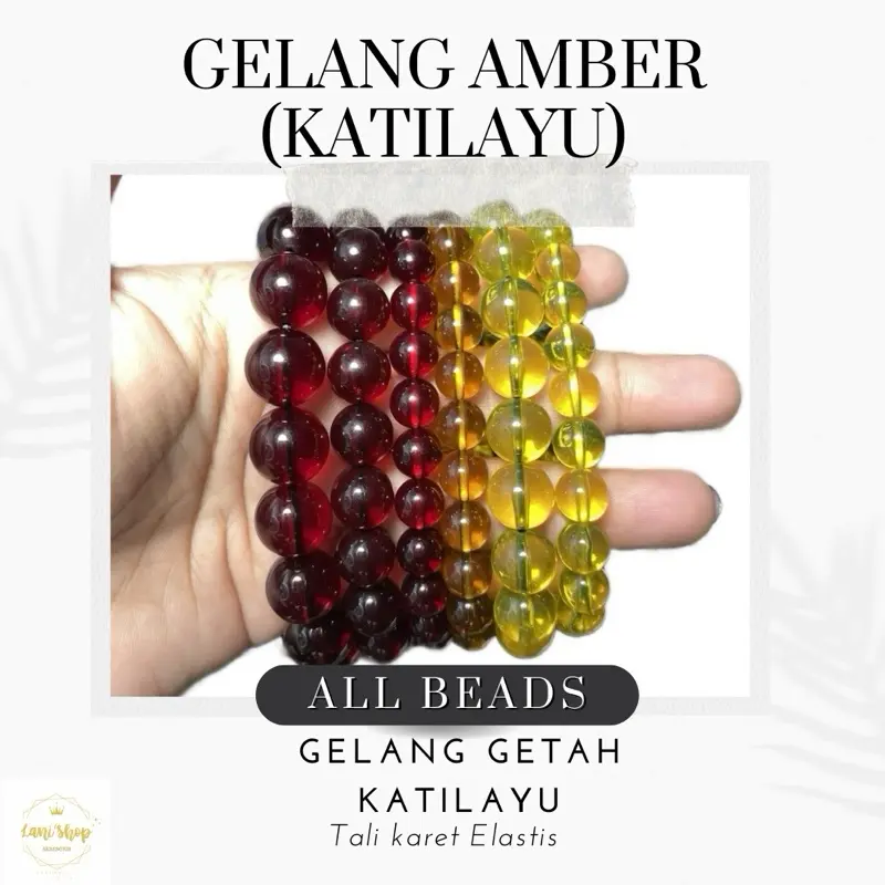 Gelang Amber // Gelang Getah Katilayu 0