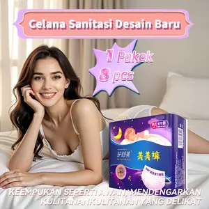 【1 paket link 8 potongan】 Baru! Tampon sanitar Hushumei diimpor dari Korea Selatan（8 buah per kemasan）. 360 ° bukti kebocoran. ventilasi. Gunakan siang dan malam. Nyaman untuk memakai. Penuh keyakinan pada setiap tindakan.