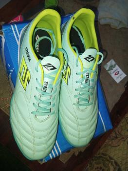 Product Review of Fromzero - Sepatu Futsal Starkia Revolted IN Aqua Stabilo from —**. 1