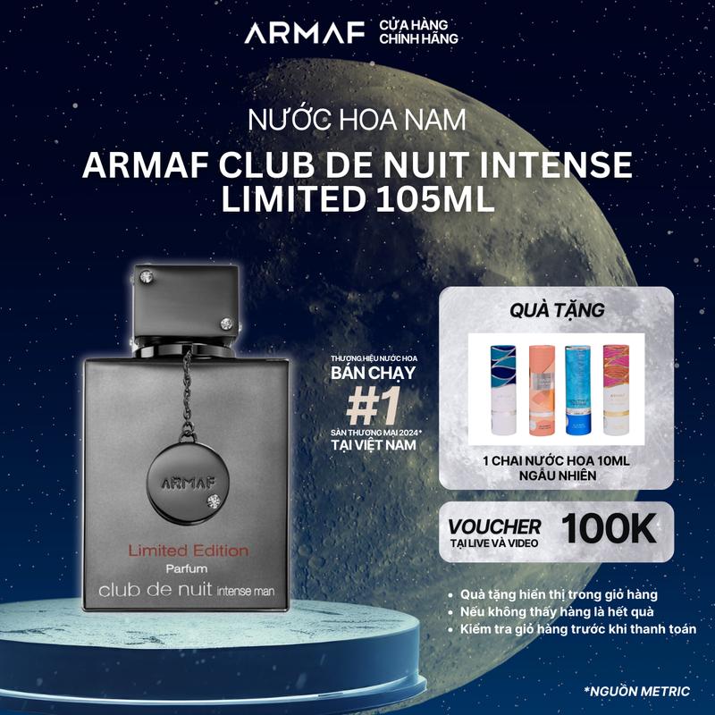   05.12  Nước hoa nam Club de Nuit Intense Man Limited Edition Parfume 2024 - 105ml  HĐT  