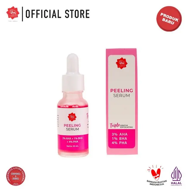 Viva Serum Wajah 20ml-Peelin Serum/Anti Aging Serum/White Glowing Serum 6