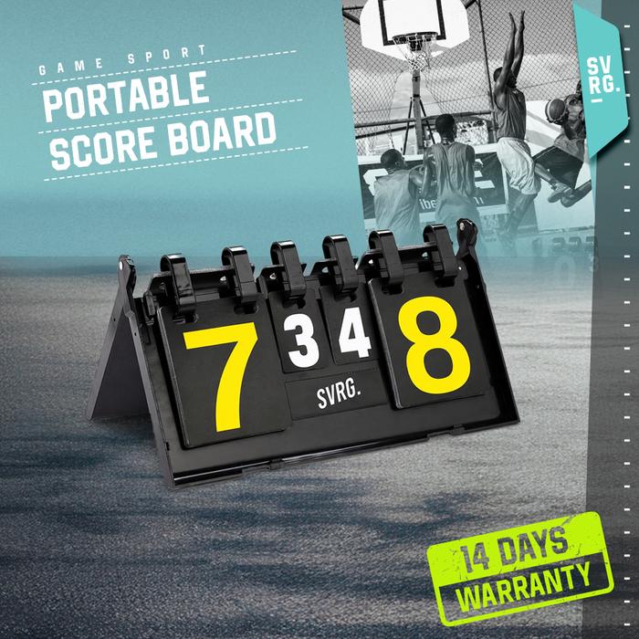 Gambar SVRG Portable Scoreboard - Papan Skor - Futsal - Badminton - Basket dari SVRG Store Kota Tangerang Tokopedia