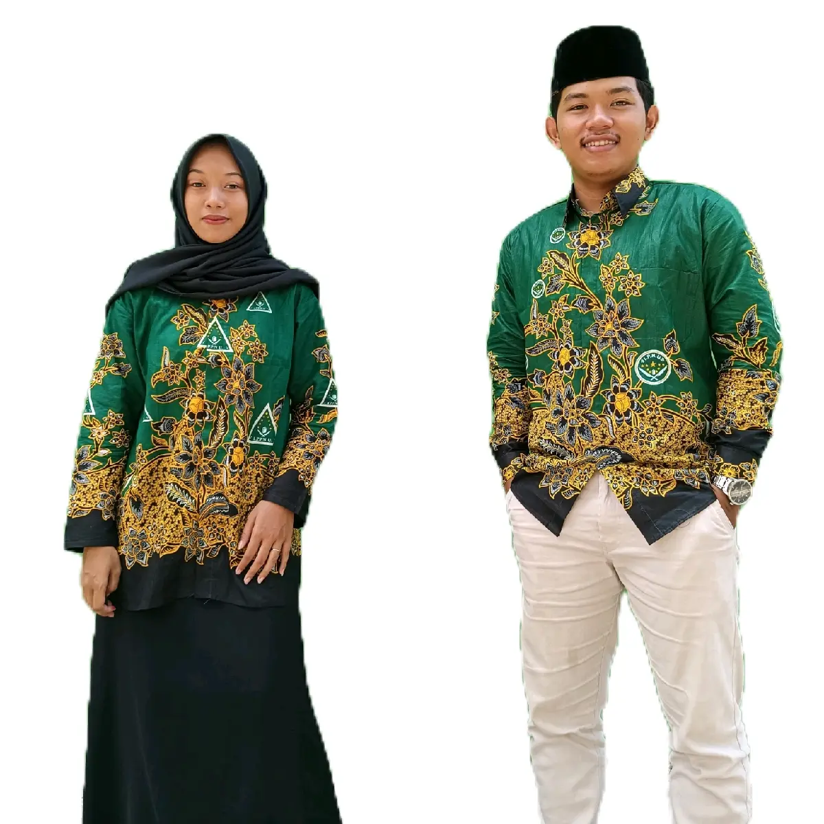 Kemeja batik IPNU / Blouse batik IPPNU bahan KATUN Atasan Baju Wanita Panjang Dewasa