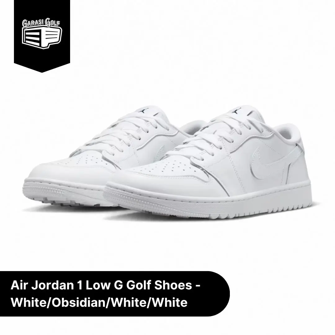 Air Jordan 1 Low G White/Obsidian/White - Sepatu Golf Pria Original