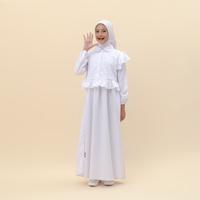 Gambar Applekidz Gamis Syari Manasik Anak Perempuan Remaja Tanggung KALIS Bordir Putih Bersih - Putih , Size 8 dari Applekidz Indonesia Official Kota Bandung 1 Tokopedia