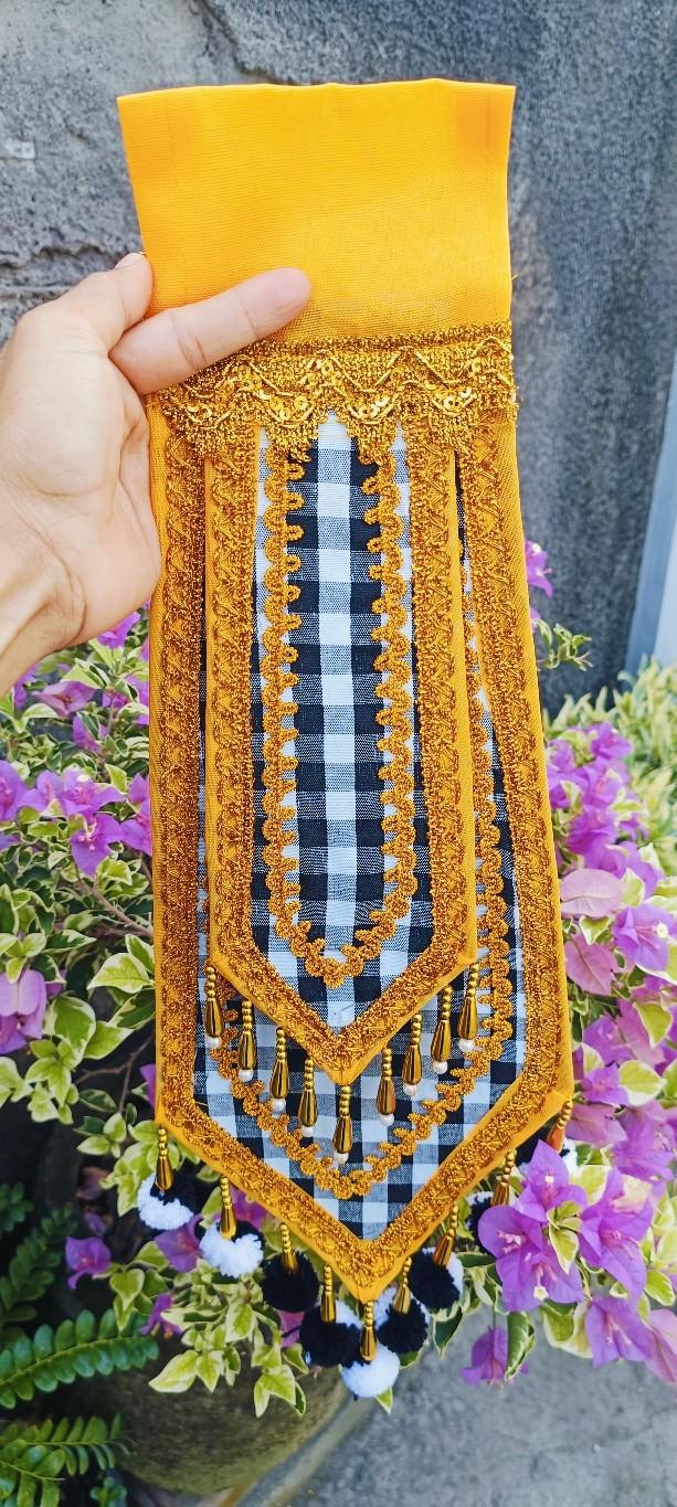 LAMAK DASI TUMPUK 2 / LAMAK BALI PREMIUM / HIASAN KARNAVAL / HIASAN PELINGGIH