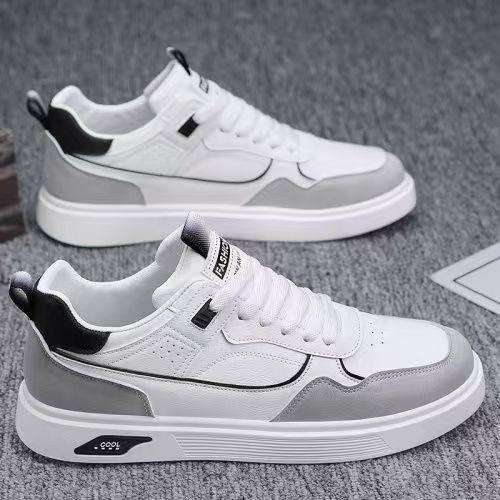 Zapatillas de tenis nuevas para hombre, calzado informal con estilo, zapatillas de running con cordones cómodas y versátiles, suela suave y antideslizante, adecuadas para diversas ocasiones informales. - Foto 11