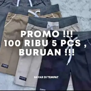 celana chinos pria pendek promo