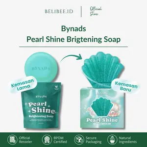 Bynads Pearl Shine Glow Soap 8% Niacinamide - Brightening Soap - Sabun Mandi - Mencerahkan Kulit