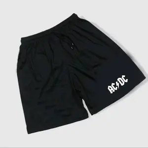 Celana pendek olahraga sport hitam dewasa uniseks dengan saku