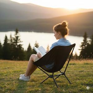 Silla plegable ligera fácil de transportar ideal para camping