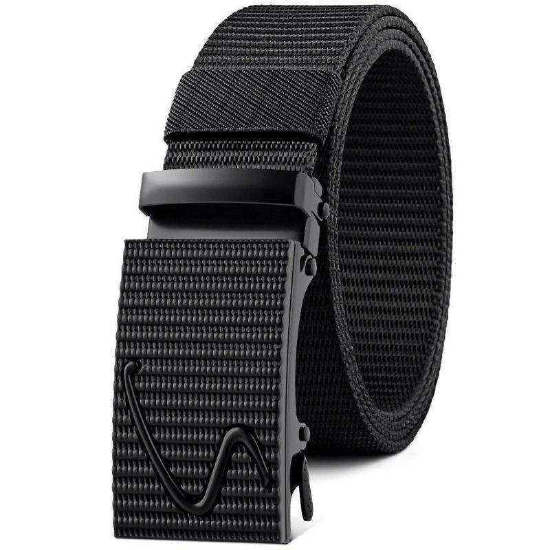 Thắt Lưng Nylon Thắt Lưng Vải Bố Ngoài Trời Khóa Tự Động Cho Nam Thắt Lưng Quần Jean Học Sinh Huấn Luyện Quân Sự Phong Cách Hàn Quốc Thời Trang Mới