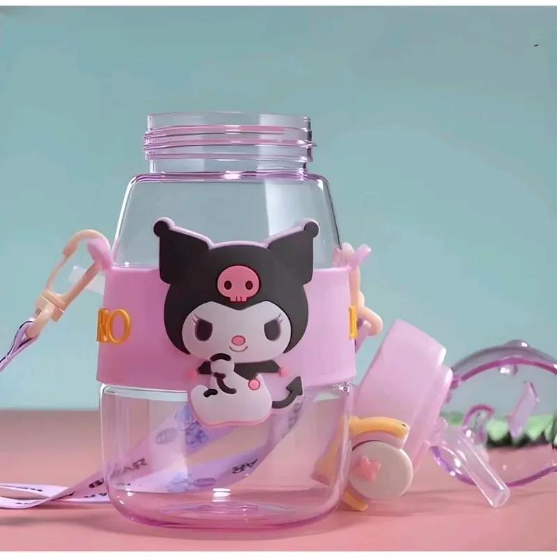 [BS] Botol Minum Anak Sekolah SD TK Free Stiker 2D dan 3D Korea Lucu / Bottle Drink 600ml BPA Free 130 4