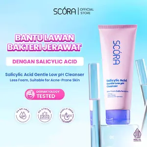 [Hero] SCORA Salicylic Acid Gentle Low pH Cleanser Sabun Cuci Muka Oily Acne Prone Skin Friendly