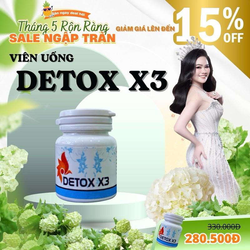 DETOX X3 - VIÊN UỐNG RAU CỦ, HỖ TRỢ THANH LỌC , HỖ TRỢ CẢI THIỆN GAN 0